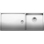 Zlewozmywak Blanco CLARON 400/550-T-IF PRAWA Z KOR. INFINO 521 600
